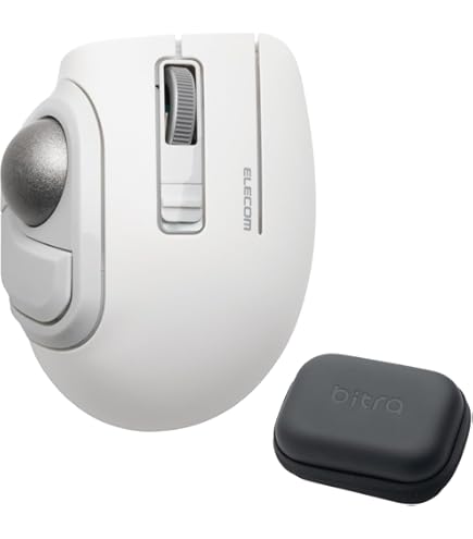 Amazon.co.jp: Digio2 マウス 無線 トラックボール 5ボタン 光学式