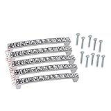 Lsgoodcare Sliver 128MM/5.04 Inch Europe Simple U Shape Style Crystal Glass Furniture Door Drawer Pu