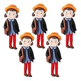 【ノーブランド品】ガーデンDIY 盆栽 ドールハウス ミニチュア マイクロ 風景 装飾品 アクセサリー 庭の装飾 インテリア 5個 女の子 ドールハウスの装飾