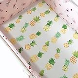 ベビーベッド用 マットレスカバー　ベビーベッド床笠カバー　ボックスシーツ 布団カバー　敷布団　寝具カバー　100％コットン 幼稚園床笠カバー