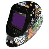 ArcOne X540V-0969 Xtreme Variable Auto-Darkening Black Magic Viper Helmet with X540V Filter by ArcOn