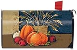 Fall Abundance PumpkinsメールボックスカバーFoliage Autumn Floral Briarwood Lane