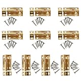 P Prettyia ドア　スライド　キャッチ　ロックボルト　ラッチバレル　ゲート　安全性　10個　　　