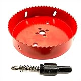 バイメタル ホールソー 大型 ドリル ビット 穴あけ (140mm)