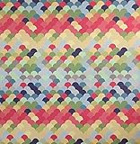 BLIK パターン柄壁紙ステッカー Fishwall Pattern Wall Tiles multi アメリカ発 きれいに剥がせて壁を傷めないので賃貸にもOK!