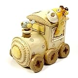 Baby Noah's Ark Resin Train Money Box by The Emporium Christening Gifts [並行輸入品]