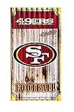 Team Sports America San Francisco 49ers Corrugatedメタル壁アート