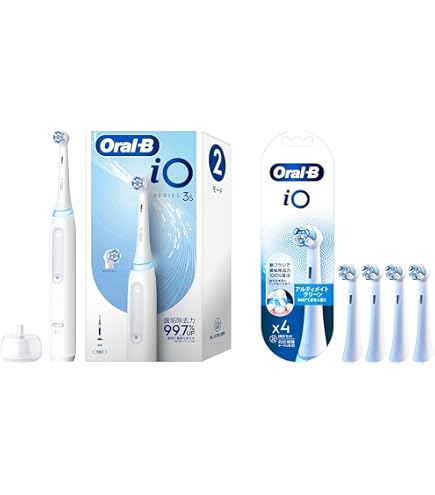 未使用2個セット■電動歯ブラシオーラルB iO3 iOG3.1C6.0BK_H Amazon.co.jp: 【2点セット【Amazon.co.jp限定】】ブラウン 電動