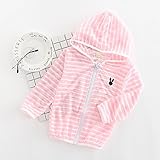 日焼け止め服 子供 ベビー ジャケット パーカー 男の子 女の子 紫外線対策 UV 対策 冷房対策 長袖 超軽量 通気性 快適 お出かけ 旅行 通園 ストライプ 春 夏 ホワイト 6色から選べる（om