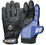 Impacto BG40820 Anti-Vibration Mechanic's Air Glove, Black by Impacto