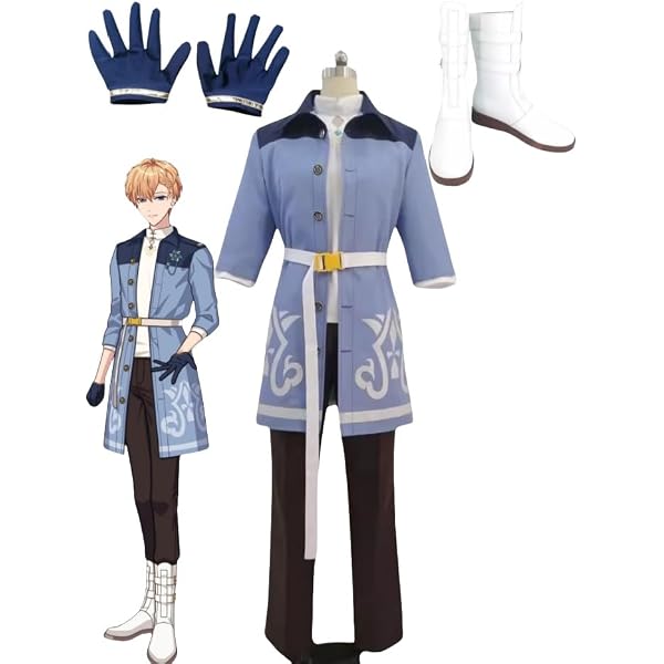 まほやく　ヒースクリフ　衣装　ウィッグ付 Amazon.co.jp: 魔法使いの約束 ヒースクリフ コスプレ衣+ 靴 +ウィッグ