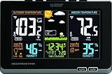 La Crosse Technology 308-1414B Wireless Atomic Digital Color Forecast Station with Alerts, Black by 