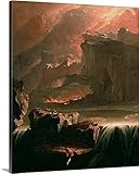 ジョン・マーティンプレミアムシックラップキャンバス壁アート印刷題名Sadak in Search of the Waters of Oblivion、1812 20" x 24" 2198639_24