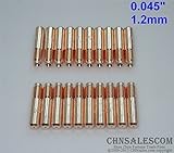 CHNsalescom 20 PCS Miller M-15/25/40ホバートMIG溶接ガン連絡先のヒント172034 0.045