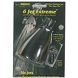 Whedon製品sh604 C Extreme電源ヘッド、6-jet、クロムメッキ ツイン クローム SH604C 1