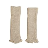 オーガニックコットン 日本製 ベビー用 やわらか 無撚糸 レッグウォーマー グレー