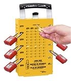 イエローマスターロックグループロックボックス& 10レッドアメリカンロックパッドロックと2キー