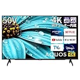 シャープ 50V型 4K 液晶 テレビ AQUOS 4T-C50EJ1 Google TV Dolby Atmos (2022年モデル) W