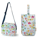 キッス゛ハ゛ック゛ スクールショルタ゛ー＆シュース゛ハ゛ックセット（ZOO ）ブルー 幼稚園 バッグ セット ショルダーバッグ 女の子 男の子 斜めがけ 上履き入れ シューズ入れ 通園バッグ ショルダ