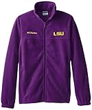 NCAA LSU Tigers Collegiate Flanker Ii Full Zipフリースジャケット L パープル