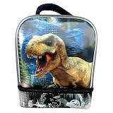 Disney Jurassic World 3D Lenticular Drop Bottom Lunch Kit - Grey [並行輸入品]