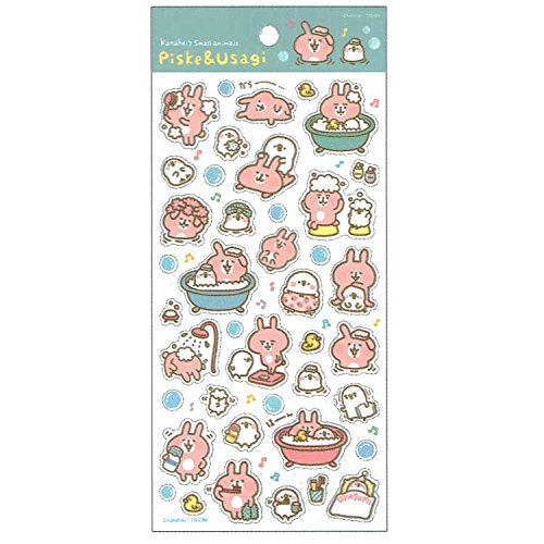 売り値価格 カナヘイ 透明シール バスタイム カナヘイの小動物 ピスケ うさぎ 1696 学研ステイフル M022 86 サープラ