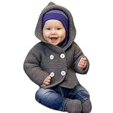 POTOJP 無地 子供 カーディガン フード付け ニット製 セーター コート ケープ コート 上着 長袖 子供服 女の子 男の子 幼児 アウター キッズ服 フード付け 春秋冬 防寒 保温 プルオーバ