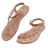 nnda Co 2017夏サンダルボヘミアレディース靴花レディースサンダルカジュアルフラットシューズ、フェイクレザー+ゴム、オープントウ、1セット 39 NNDA CO