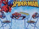 The Amazing Spider-Man Spiderman 3-Piece Folding Table & Chair Set [並行輸入品]