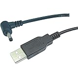 CNCTWO(コネクトツー) BURTLE バートルのファン付き作業服 エアークラフトや電熱パッド サーモクラフトで使う旧モデル(2021年以前)バッテリー充電用 AC190で使用する互換 USB/DCケーブル 1.2m 長くて便利 L字型プラグ 予