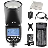 Godox V1-C V1C TTL フラッシュストロボ キャノンCanon対応 76Ws 2.4Gワイヤレス ラウンドヘッド HSS1/8000s 日本語取扱説明書 [並行輸入品]