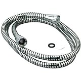 デルタ蛇口346 – 783 59インチクローム/ブラックビニールシャワーホース 1 346-783 1