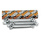 Beta 94/S10 Flare Nut Box End Wrench Set, 10 Pieces ranging from 8mm x 10mm to 30mm x 32mm in box, C