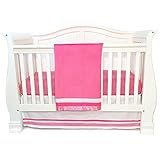 One Grace Place Simplicity Infant Crib Bedding Set, Hot Pink/Pink/White by One Grace Place [並行輸入品]