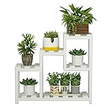 多層木製棚棚木製装飾木製鉢植えポット居間花棚屋内