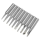 amzmonnsuta　10個入り白光はんだ付けリワークステーション用の交換半田ごて先（FOR:900M.933.376.907.913.951,898D,852D+）