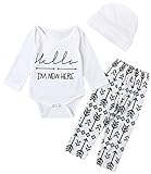 (コ-ランド) Co-land ベビー ロンパース 長袖 カバーオール 可愛い ベビー服 帽子 パンツ3点セット 赤ちゃん 新生児 出産祝い 70