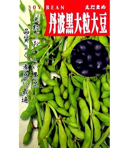 Amazon.co.jp: タキイ種苗 丹波黒大粒大豆 種 種子 タネ 黒大豆 枝豆