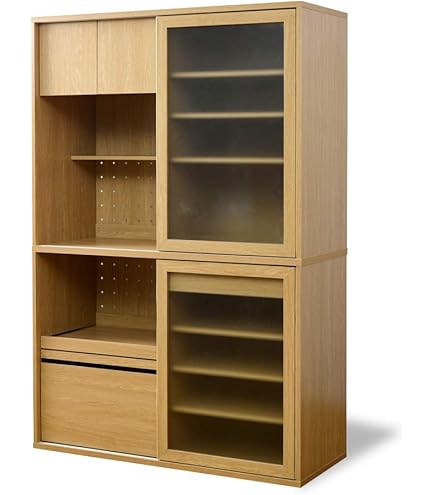 Amazon｜伝統工芸鎌倉彫水屋箪笥飾り棚茶箪笥食器棚サイドボード 303