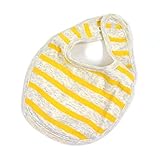 (ocean&ground)オーシャン＆グラウンド スタイ ボーダー よだれかけ 1510734 ベビー お食事用 エプロン 新生児 赤ちゃん YE