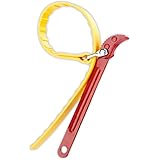 Rimikuru ベルトレンチ ストラップレンチ オイルフィルターレンチ ベルト 調整可能 多機能レンチ 工具 (大サイズ)