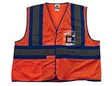 Ergodyne GloWear 8126HL Class 1 Blue-Tone Vest Orange Large/X-Large [並行輸入品]