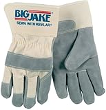 Memphis glove 1700XXL Big Jake Cow Leather Sewn Kevlar Gloves with 2-3/4-Inch Safety Cuff, Natural P