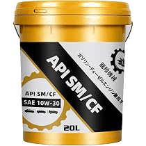 Amazon | エンジンオイル SM/CF SAE 10W‑30 20Lポリ容器 ガソリン