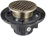 Jones Stephens D4991NP 3X4-Inch PVC Drain for 5-Inch Round Multi Head Shower, Pearl Nickel [並行輸入品]