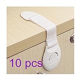 Ruikey　安全ロック ドアロック 赤ちゃん　ベビー　子供　ロック 開閉禁止 いたずら防止 地震対策 10個セット