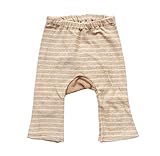 オーガニックコットン　日本製　パイルボーダーモンキーパンツ　ORGANIC GARDEN　オーガニックガーデン