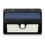 UPKEN 20LED ソーラーライト 人感センサー 防水/防犯ライト 太陽発電 広角 屋外照明 壁掛け/ガーデン/庭先/駐車場/玄関周りなど対応 夜間自動点灯 ledソーラー（1点）