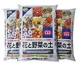プラント 花と野菜の土 14L×3個セット