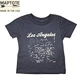 【MAPTOTE】 Toddler SS Tee【マップトート】 トドラー Tシャツ Los Angels-Navy 6(110)